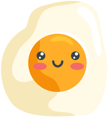 Kawaii Cute Egg - Clip Art Png