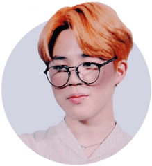 Jimin - Bts Jimin Cute Orange Hair Png