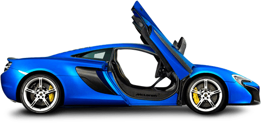 Best Car Png For You - Blue Mclaren Png