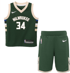 Ensemble Icon Nike Nba Petit Enfant - Bucks Basketball Jerseys Png