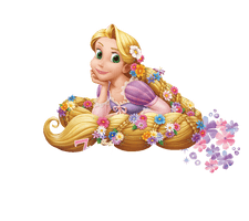 Ariel Company Walt Tangled Rapunzel The Princess - Free PNG