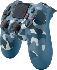 Download Hd Playstation 4 Dualshock Controller V2 - Dualshock 4 Camo Blue Png