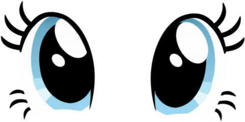 Kawaii Eyes Png Transparent Images - Cartoon Eyes Png