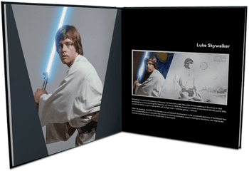 Star Wars A New Hope - Luke Skywalker 5g Silver Coin Note 2018 Niue 5 Gram Silver Note Star Wars R2 D2 And C 3po 5 G Silver Png