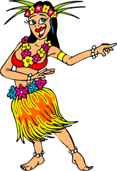 Hula Dancing Clipart Png - Hawaiian Clip Art