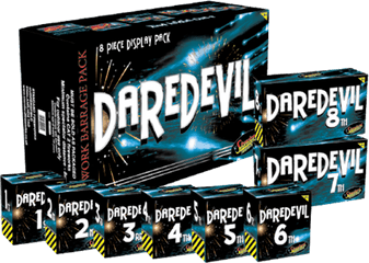 Daredevil Pack - Daredevil Fireworks Full Size Png Book Cover