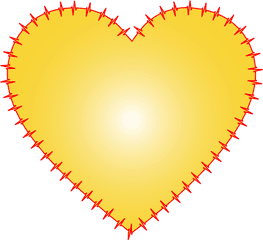 Yellow Heart Png Clip Arts For Web - Clip Arts Free Png Girly