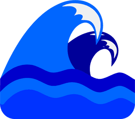 Blue Sea Wave - Blue Wave Clipart Png