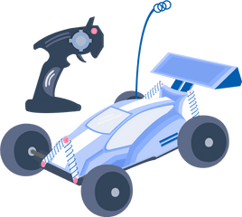 Clipart Toys Remote Control Car - Remote Car Clip Art Png