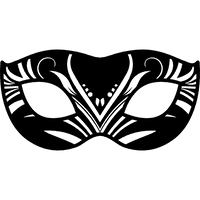 Eye Pic Black Mask Carnival - Free PNG