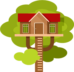 Tree House Clipart - Tree House Clipart Png