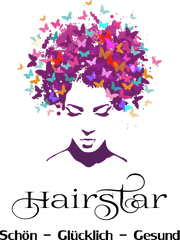 Beauty Salon Logo Design For Hairstar - Creative Hair Logo Design Png