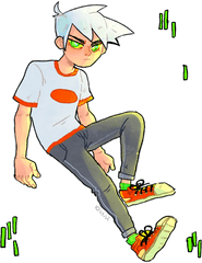 Download Cartoon Ghost Png Transparent - Uokplrs Ghost Boy Danny Phantom Fanart