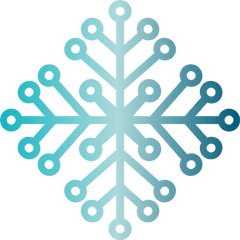 Snowflake Silhouette Christmas Pattern - Portable Network Graphics Png