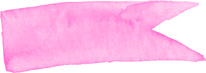 7 Pink Watercolor Ribbon Banner Png Transparent Onlygfxcom - Light Pink Banner Paint