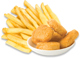 Nugget French Fries Png 3 Image - Chicken Nugget And French Fries Cartoon