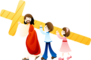 Bible Cross Jesus Holding Child Christianity - Free PNG