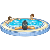 Sims Recreation Hot Tub Pool Swimming - Free PNG