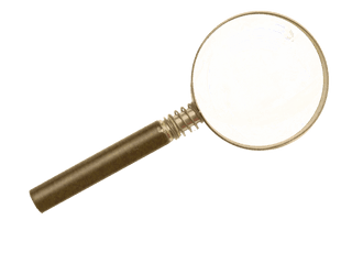 Broken Glass Png Clipart - Vintage Magnifying Glass Png