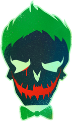 Download Suicide Squad Joker Skull Youth T Shirt - Suicide Suicide Squad Joker Logo Png