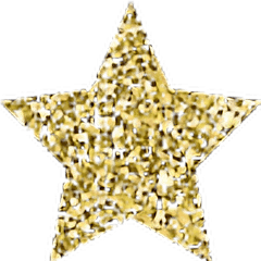 Star Gold Glitter Sparkle - Ticket Transparent Cartoon Gold Glitter Star Png