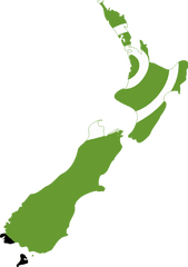 Flag Map Of New Zealand - New Zealand Map Vector Png