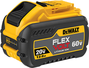 Learn More About Flexvolt 60 90 U0026 120 Ah Batteries - Dewalt 60v Battery Png