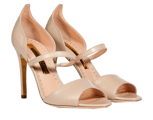 White Stock Sandal Clipart Free - Ladies Sandal Png