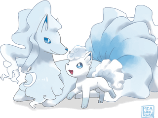 Alola Forms Of Vulpix And Ninetales - Vulpix Png