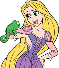 Tangled Clip Art - Drawing Rapunzel And Pascal Png