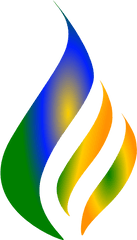 Blue Flame Logo Clip Art - Vector Clip Art Logotipo Blue Fire Png