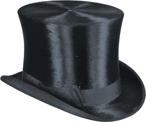 Top Hat Headgear - Beaver Top Hat Png