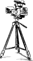 Video Camera Drawing Png - Draw A Video Camera