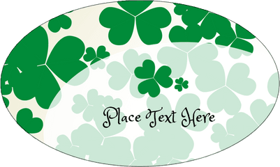 Background Predesigned Template - Shamrock Png