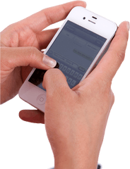 Download - Mobilecellphoneinhandpngtransparentimages Texting Png