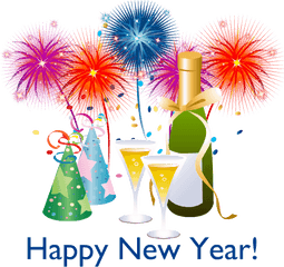 Happy New Year Png - Happy New Year Vector Png Transparent New Year Clipart