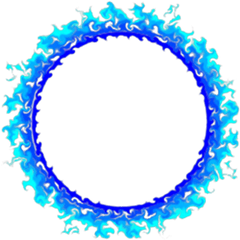 Blue Flame Circle - Sword Fight On The Heights Ring Roblox Png