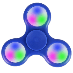 Led Fidget Spinner Png Clipart - Led Fidget Spinner Blue