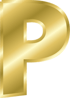 Alphabet Gold Free HQ Image - Free PNG