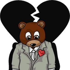 Buncoababuc Kanye West Bear - Bear Kanye West Cartoon Png