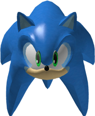 Sonic 2006 Wearable Head - Sonic The Hedgehog Roblox Model 2006 Png