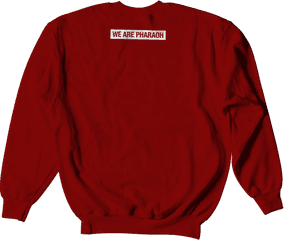 Wap Symbol Of The Pharaoh Crewneck - Maroon Long Sleeve Png