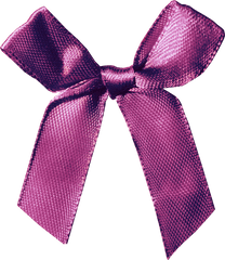 Bow Purple Satin - Bow Tie Girl Png