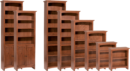 Download Mckenzie Bookcases Whittier - Wood Bookshelf 24 Wide Png