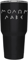 Molon Labe 30 Oz Tumbler - Molon Labe Png