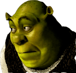 Shrek Memes Funny - Sticker Shrek Png