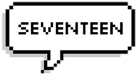 Seventeen Sticker - Quotes Aesthetic Tumblr Transparent Bts Pixel Speech Bubble Png