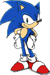 Download Hd Sonic The Hedgehog Clipart - Sonic The Hedgehog Sonic Cartoon Png