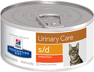 Hillu2019s Prescription Diet Feline Sd Canned Food For Urinary Care - Hills Urgent Care A D Dog Food Png