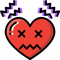 U0027heart Feeling Color Outlineu0027 By Tulpahn - Funny Heart Icon Png